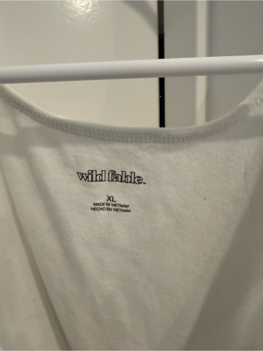 wild fable White Ribbed Cropped Tank Top - Picture 2 of 3